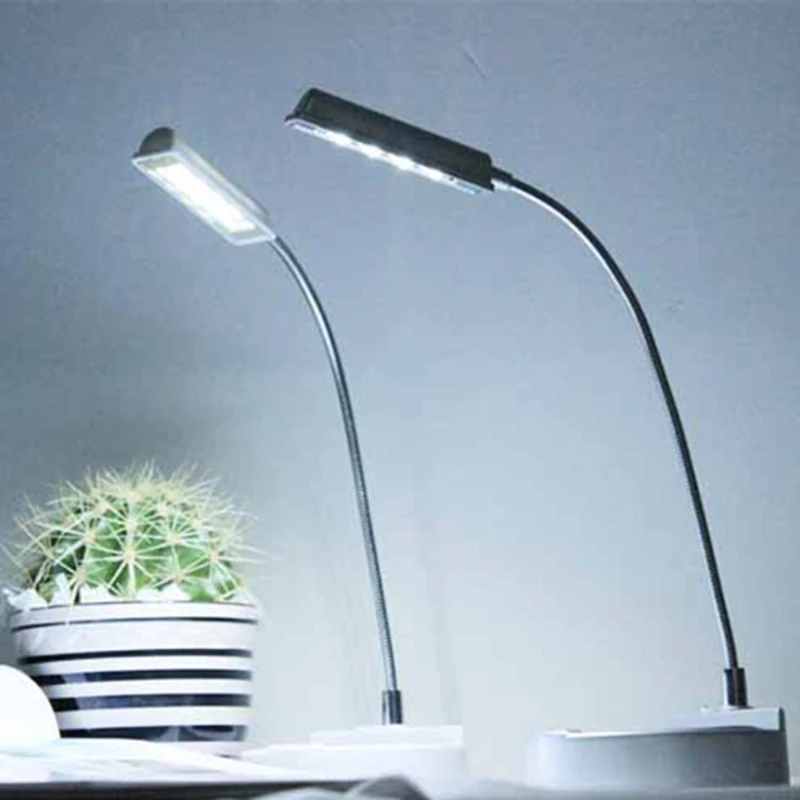 Solar Powered 4leds namizne svetilke luči sodobnih USB, baterije za zložljive sončne LED branje desk lučka za osvetlitev