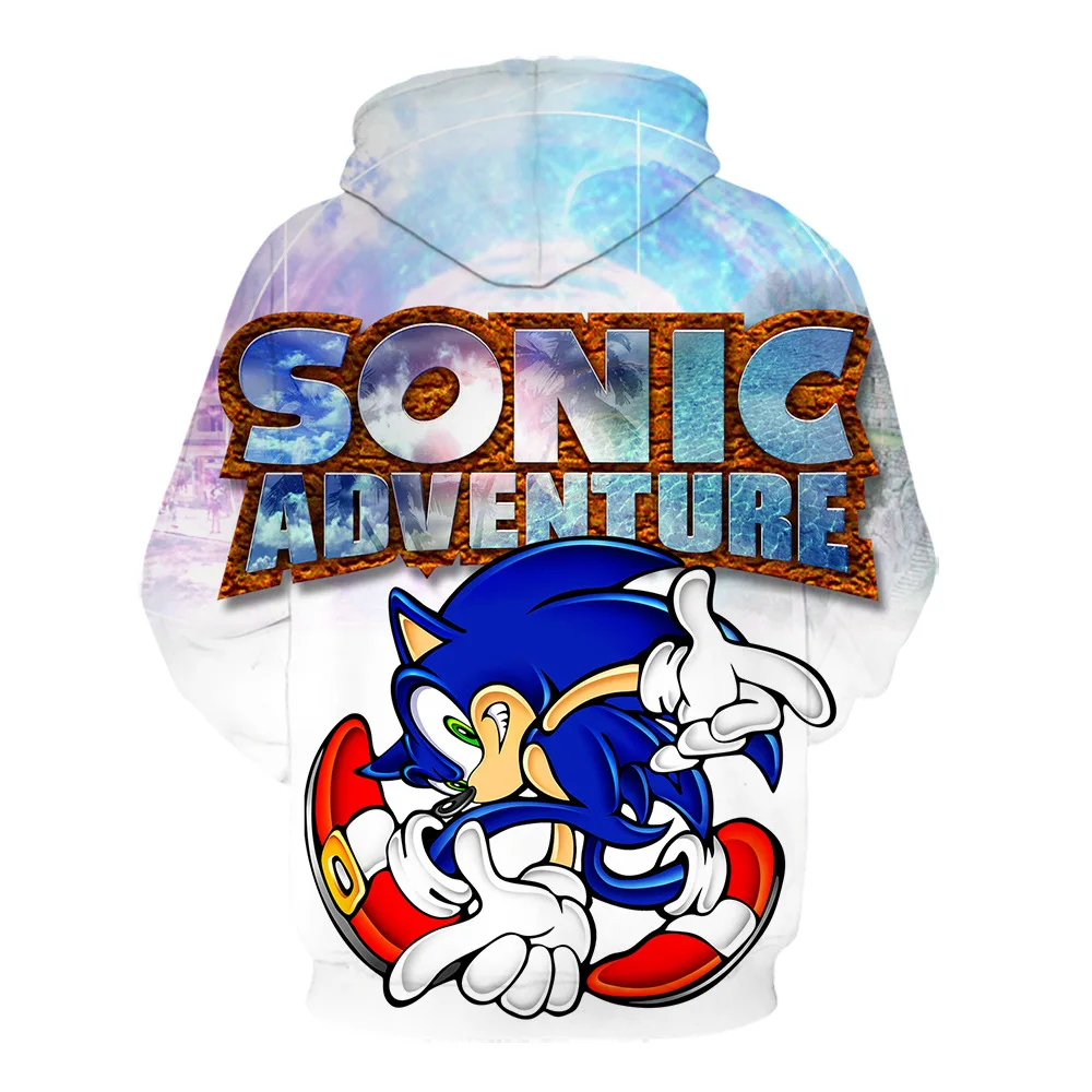 Sonic Hedgehog 3D Tiskanih Hoodies Moški / Ženske Hooded zgornji del Trenirke Fantje Risanka Sonic Najbolj Popularnih Filmov v Puloverju Debelo
