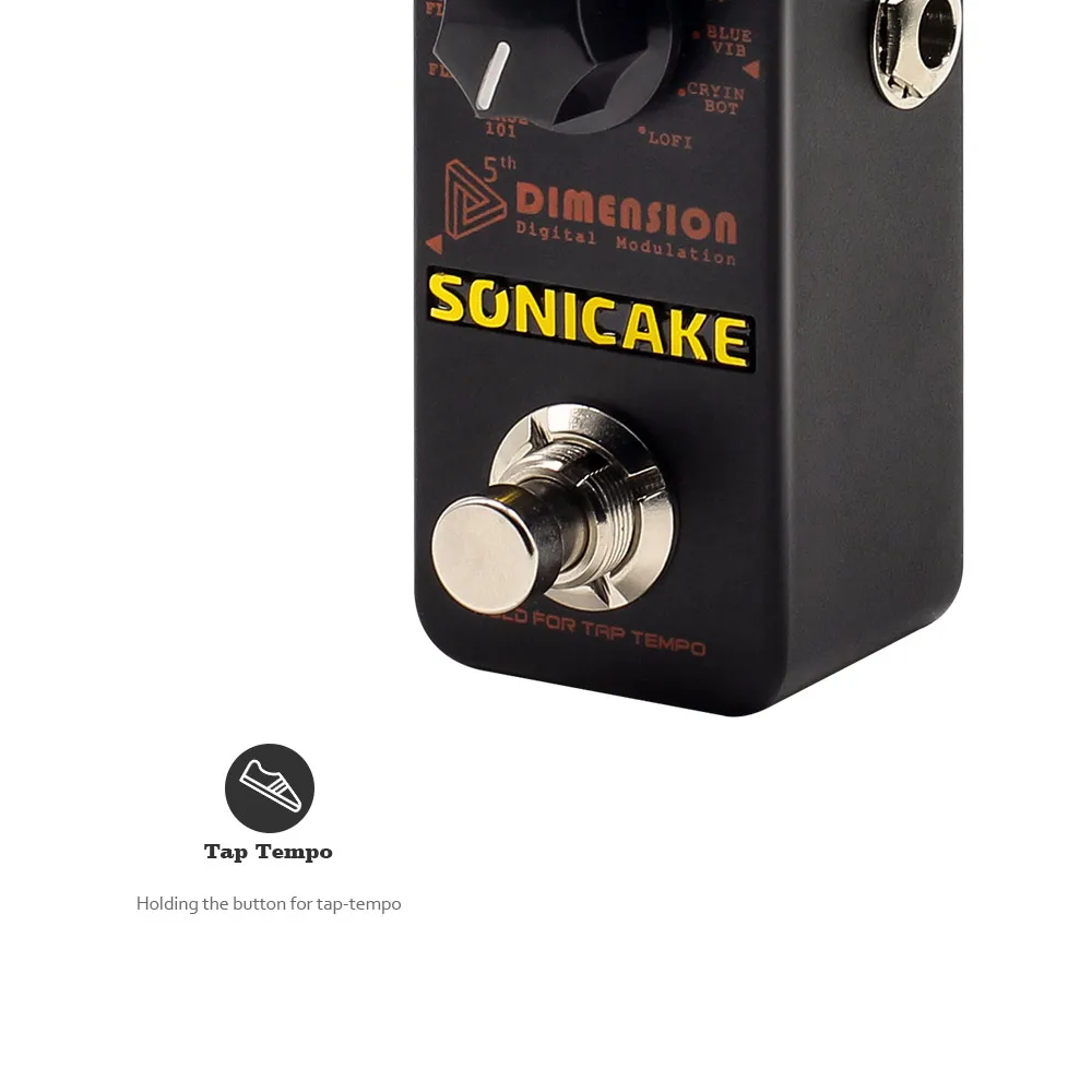 SONICAKE 5. Dimenzija Digitalne Modulacije Učinek Pedal 11 Učinke, Phaser,Flanger,Chorus,Tremolo,Vibrato,Autowah Vzorčenje QSS-08