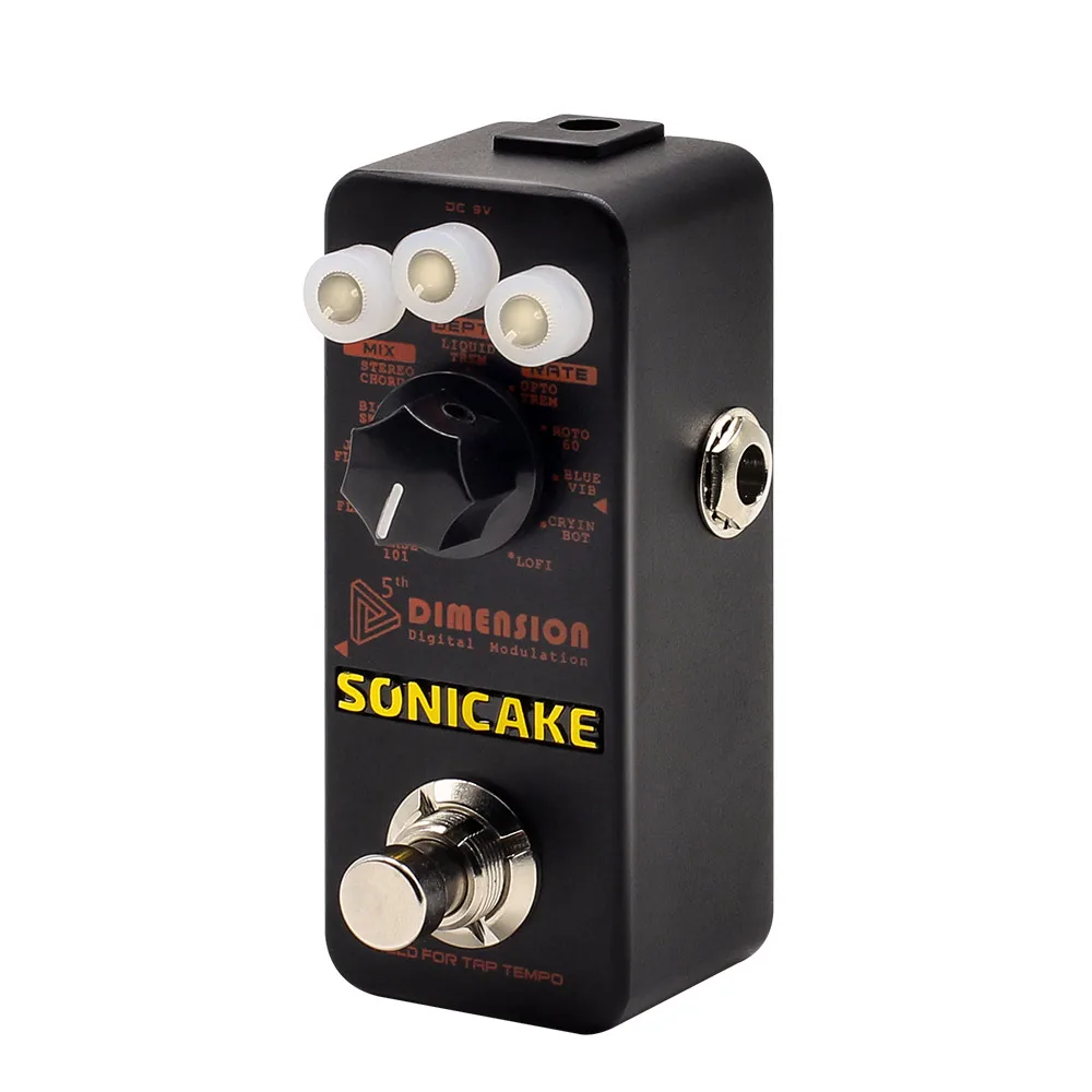 SONICAKE 5. Dimenzija Digitalne Modulacije Učinek Pedal 11 Učinke, Phaser,Flanger,Chorus,Tremolo,Vibrato,Autowah Vzorčenje QSS-08