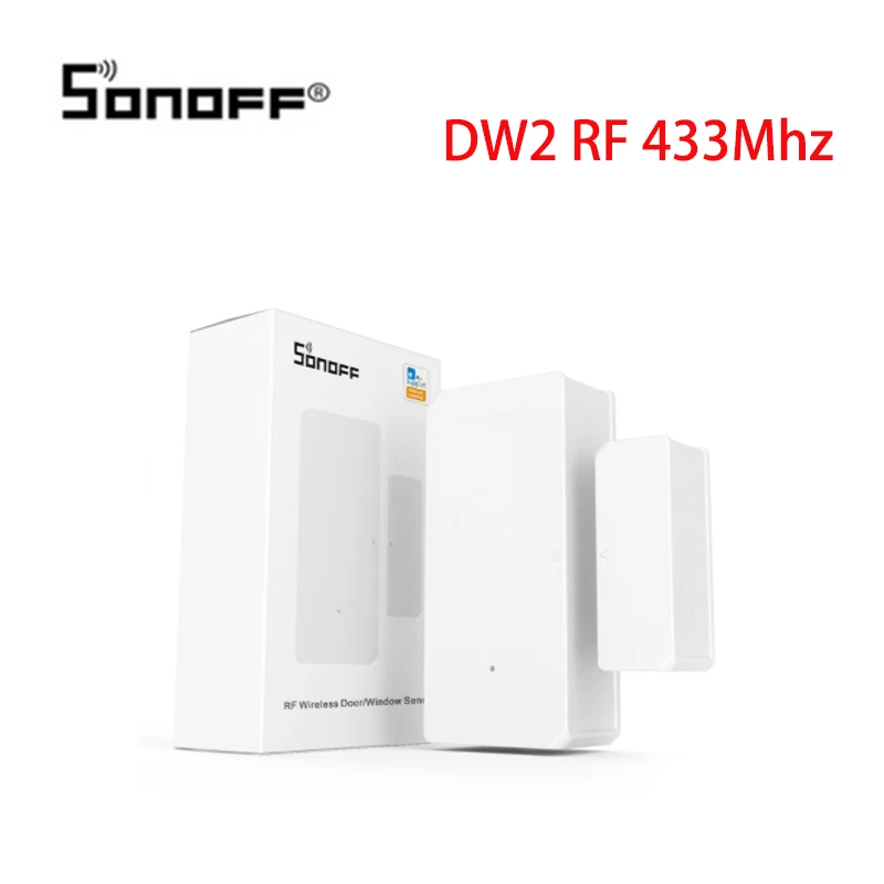 SONOFF DW2 RF 433Mhz Brezžični Vrata, Okna Senzor App Obvestila, Opozorila Za Smart Home Security Alarm WorksSONOFF RF Most