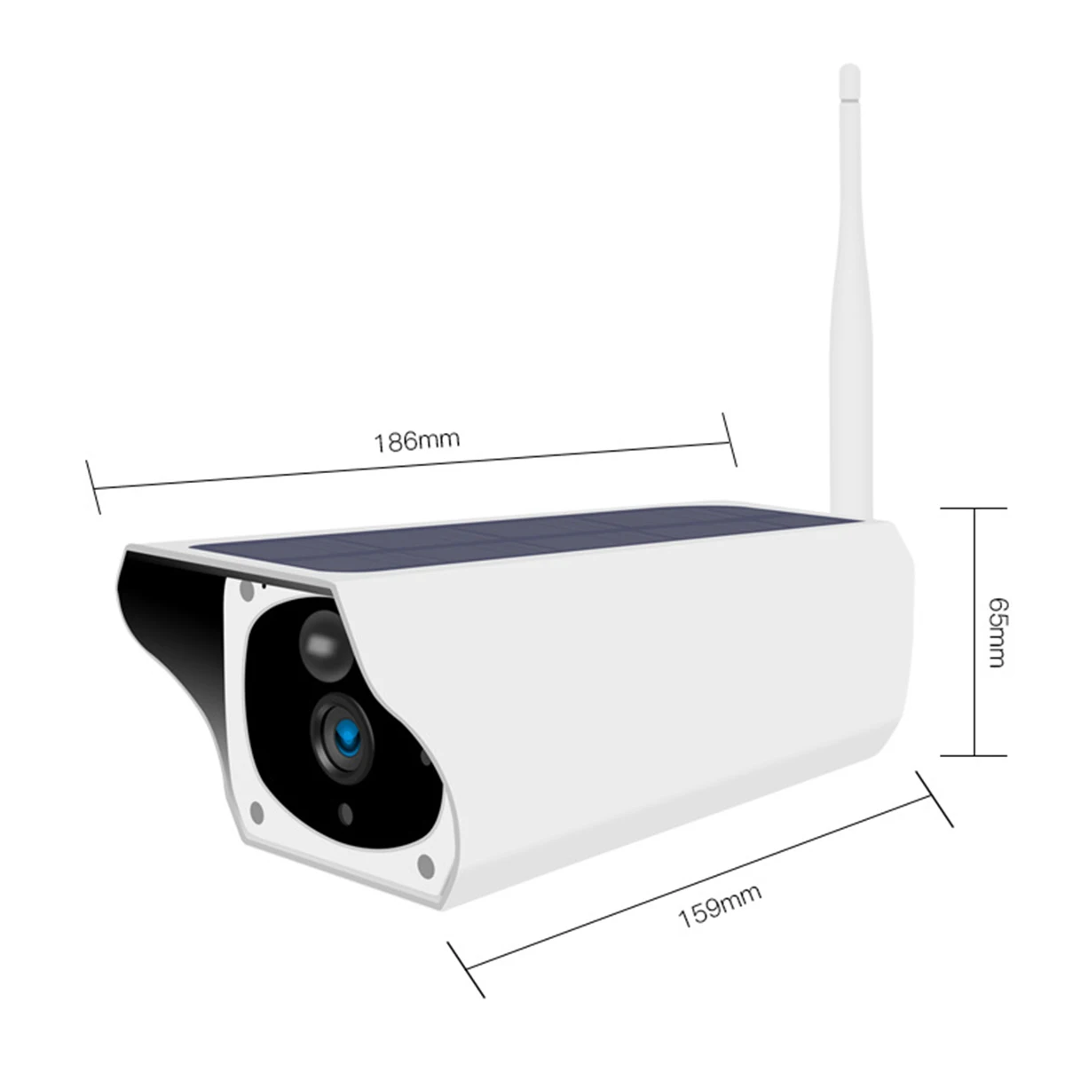 Sončne IP Kamero 1080 2MP, Brezžični Wifi Kamere CCTV Varnostni Nadzor Nepremočljiva Prostem Kamere IR Nočno Vizijo Cam