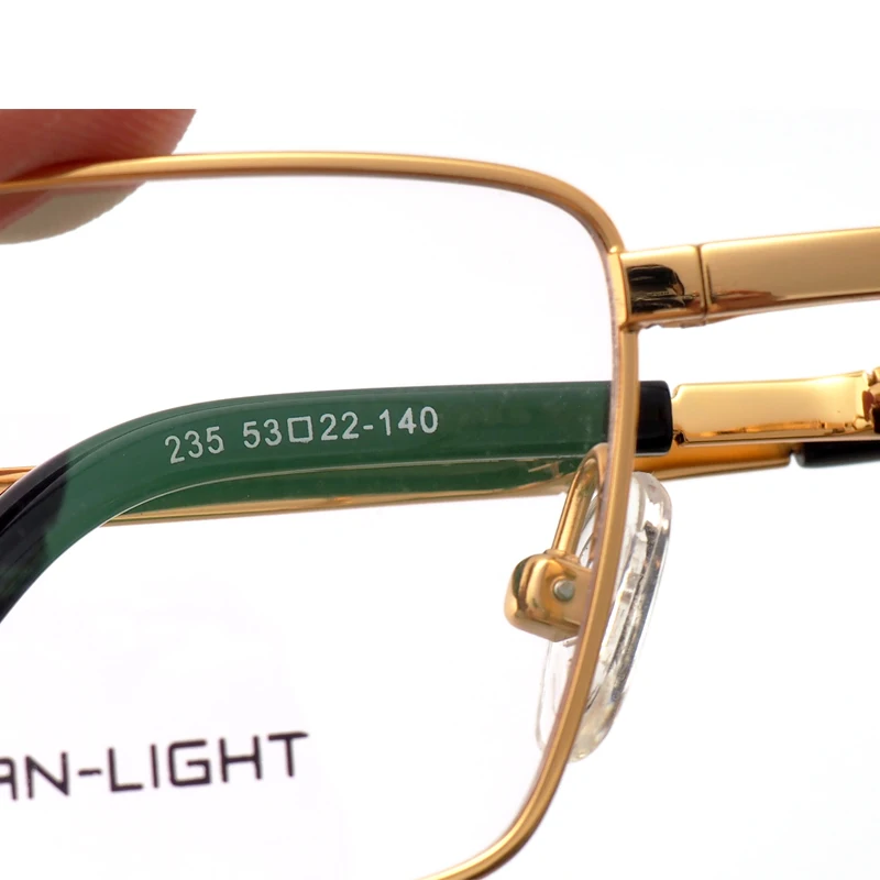 Sončni Trgovini Moški Ženske ' s Square, Zložljivi Kovinski Lahki Modni Očala Okvir Full-rim Optični Poslovnih Očala