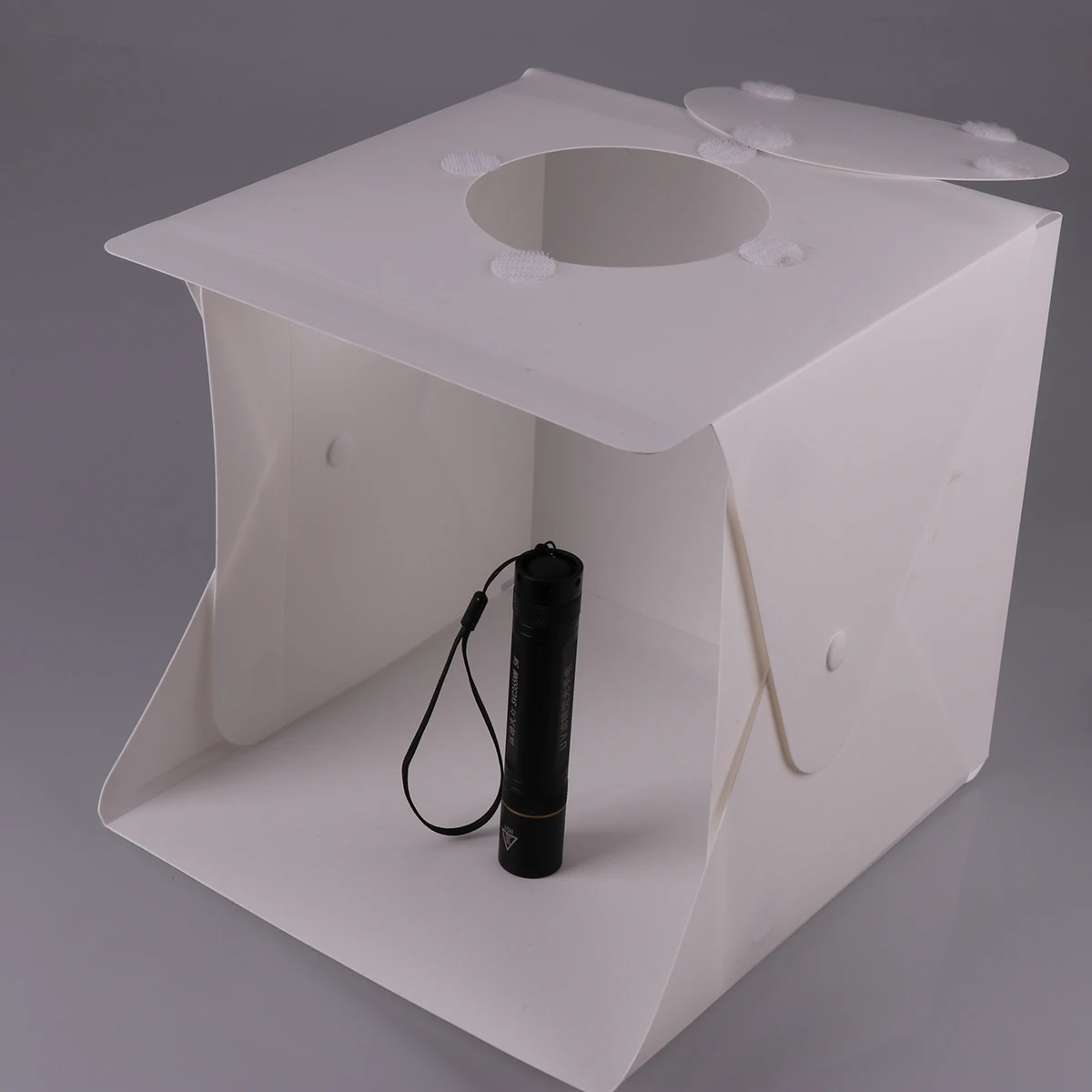 SOONHUA Mini Zložljiv Lightbox Fotografiji Foto Studio Softbox Ozadja LED Luči Mehko Polje S 6 Kulise Kit Polje Svetlobe