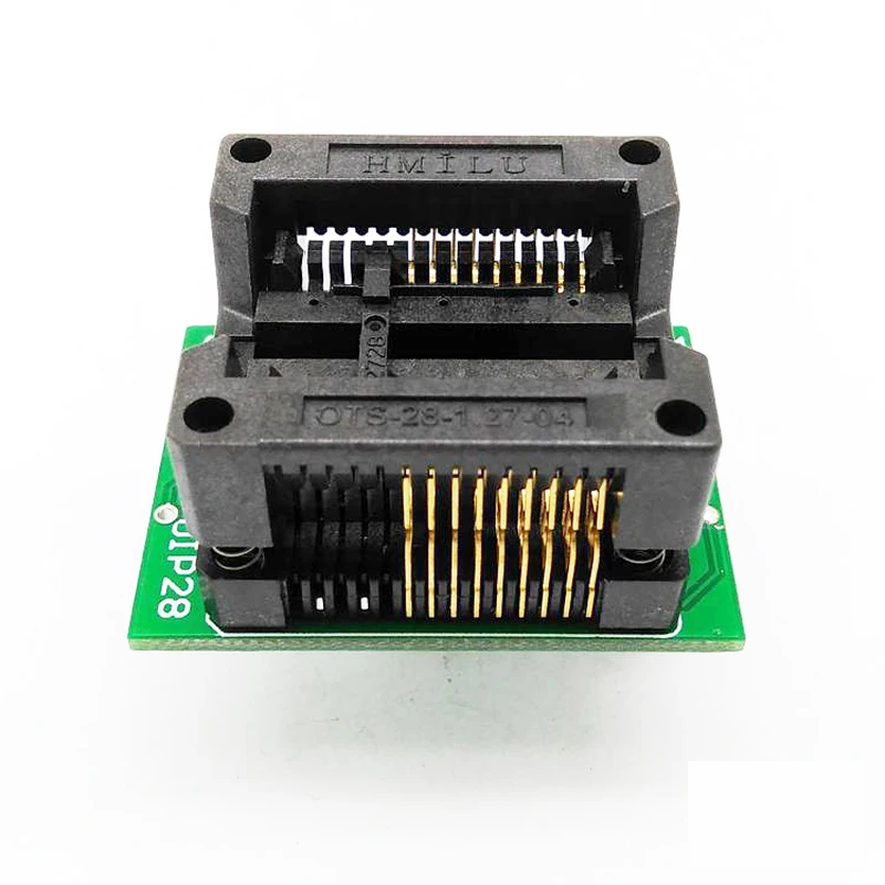 SOP18 SOIC18 SO18, da DIP18 Programiranje adapter pin Igrišču 1.27 mm spiral IC v Telo Širine 7,5 mm 300mil IC Test Vtičnico open top ZIF adapter