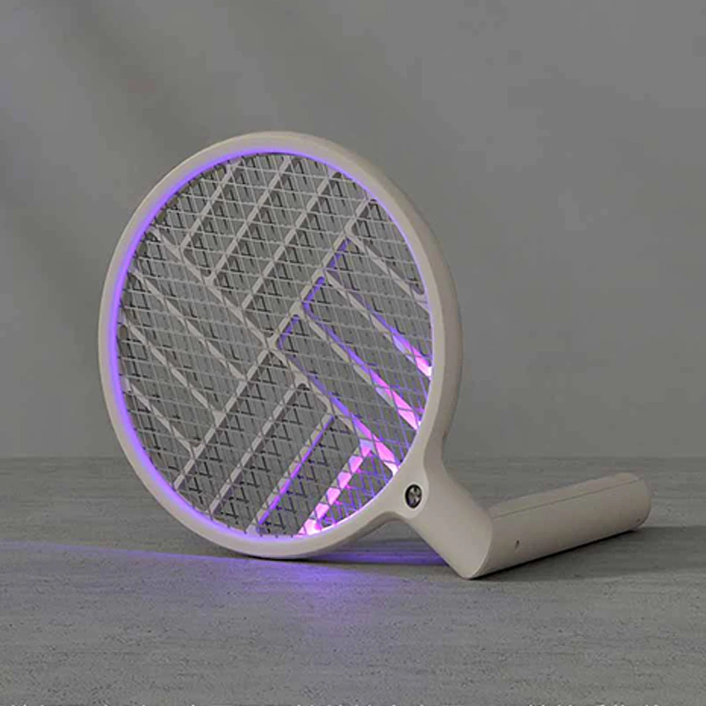 Sothing Električni Komar Swatter Zložljive Komarjem Z LED Luči USB Polnilne Ročni Letenje Morilec Swatter Za Domačo Uporabo