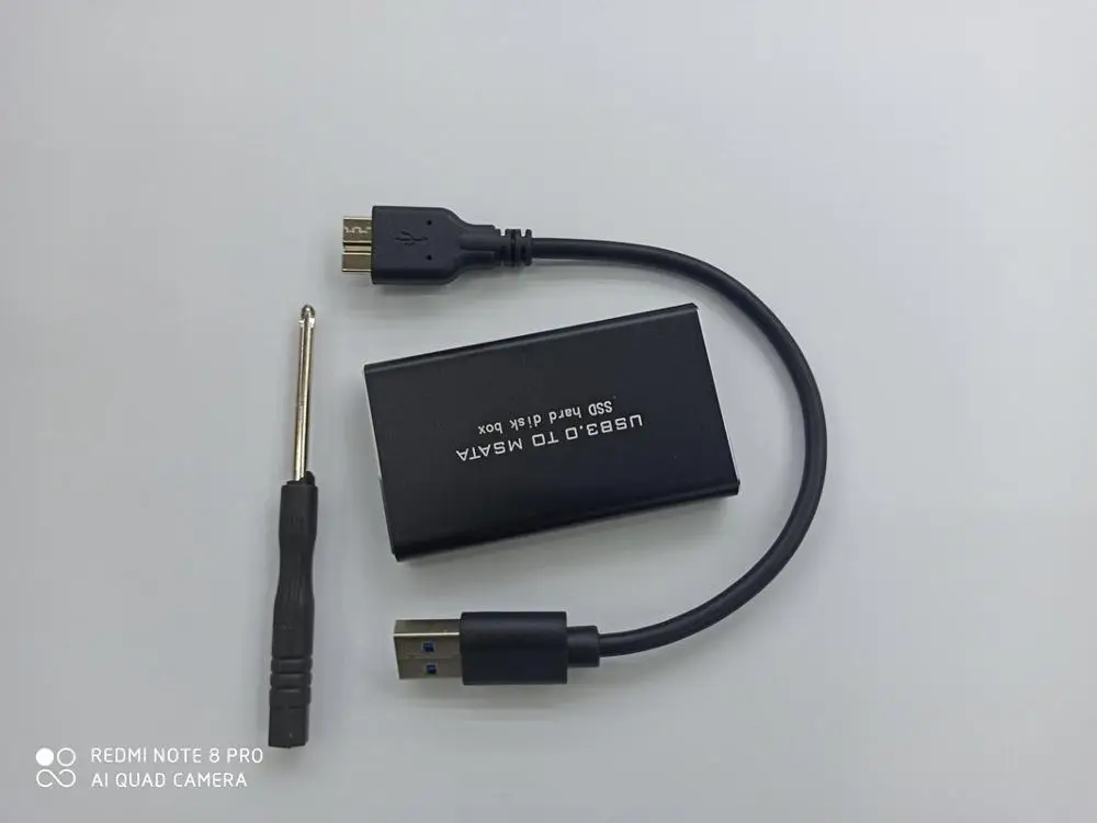 Soupei Mini SSD Trdi Disk Primeru USB3.0 do mSATA Adapter za Trdi Disk, Ohišje Aluminij Zlitine Zunanji Trdi Disk Primeru