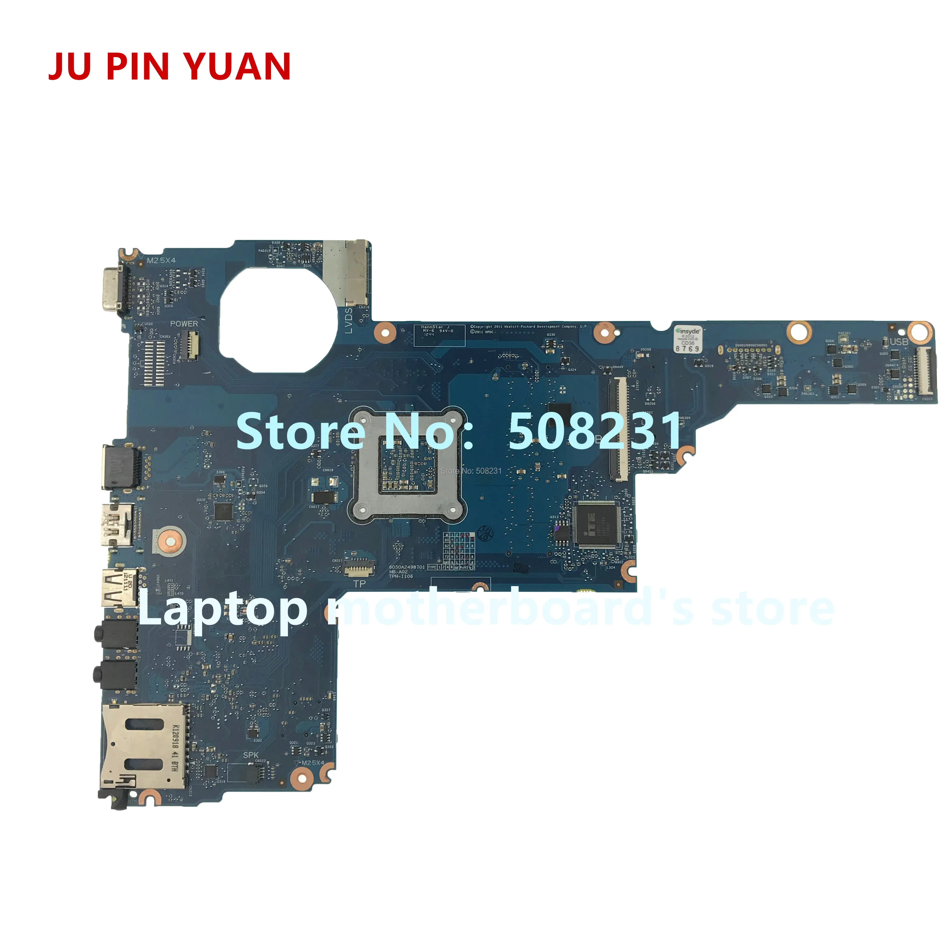 SP PIN YUAN 688278-001 688278-501 za HP 2000 prenosnik HP CQ45-M 1000 2000 Prenosni računalnik z matično ploščo 6050A2498701 MB-A02 popolnoma Testirane