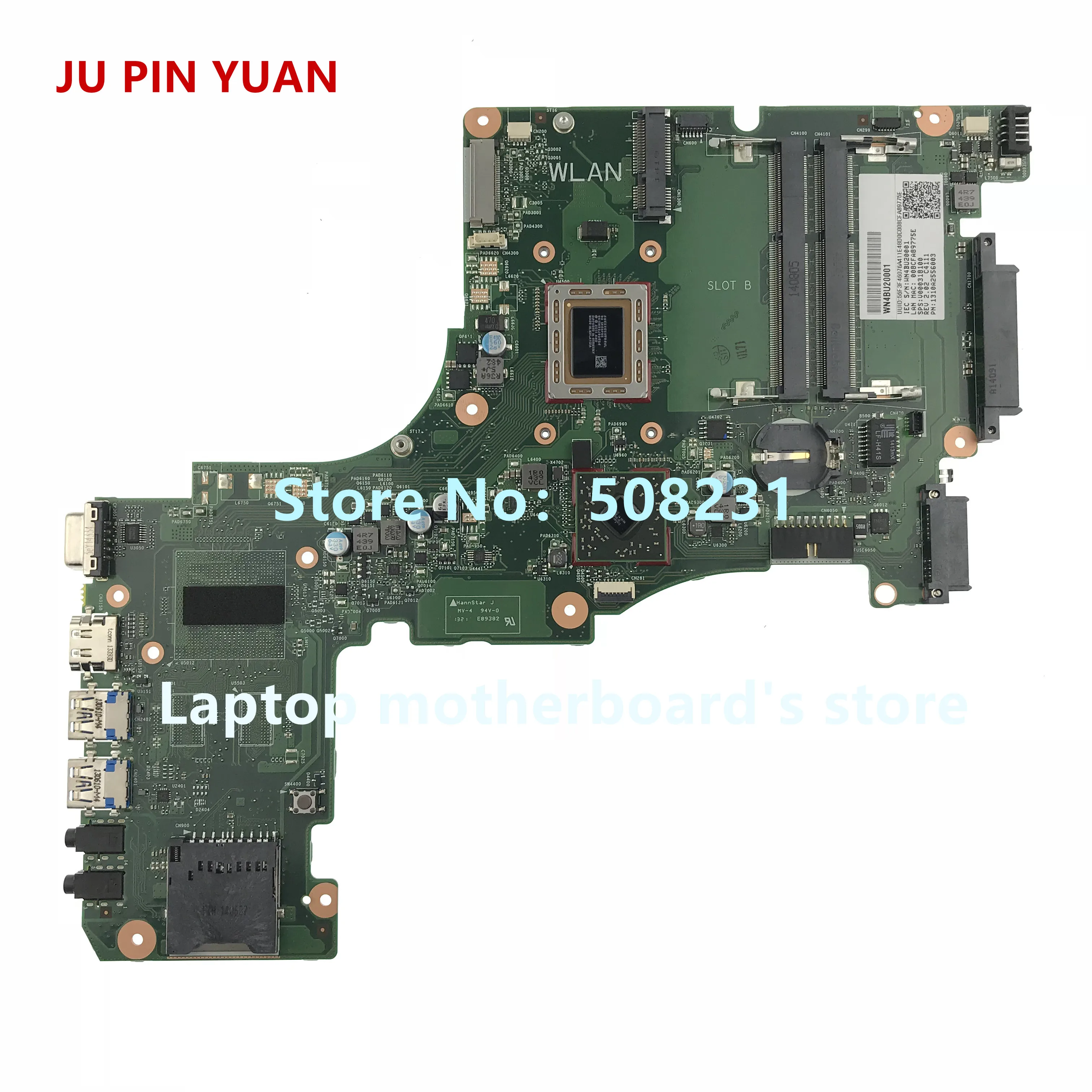 SP PIN YUAN V000318100 Mainboard za Toshiba Satellite L50DT L50DT-Prenosni računalnik z Matično ploščo CR10ADTG-6050A2556001-MB-A02