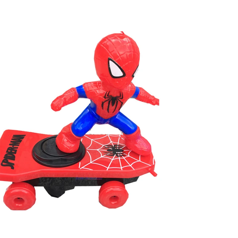 Spiderman, Disney Avto Igrače, Risanke Model Vrtinec Anime Slika Dejanje Lutka Glasbe Luči LED Elektronska Tipper Igrača Fant Darilo za Otroke