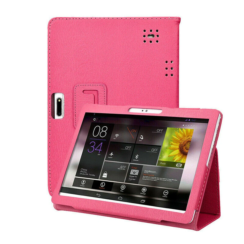 Splošna Zaščita trajna sintetična pu usnjena torbica za 10.1 inch Android Tablet PC Zložljive Tablet Zaščitni Pokrov
