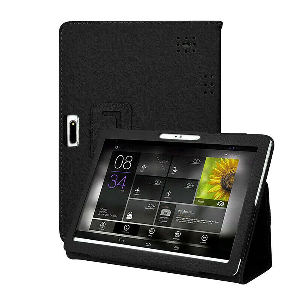 Splošna Zaščita trajna sintetična pu usnjena torbica za 10.1 inch Android Tablet PC Zložljive Tablet Zaščitni Pokrov