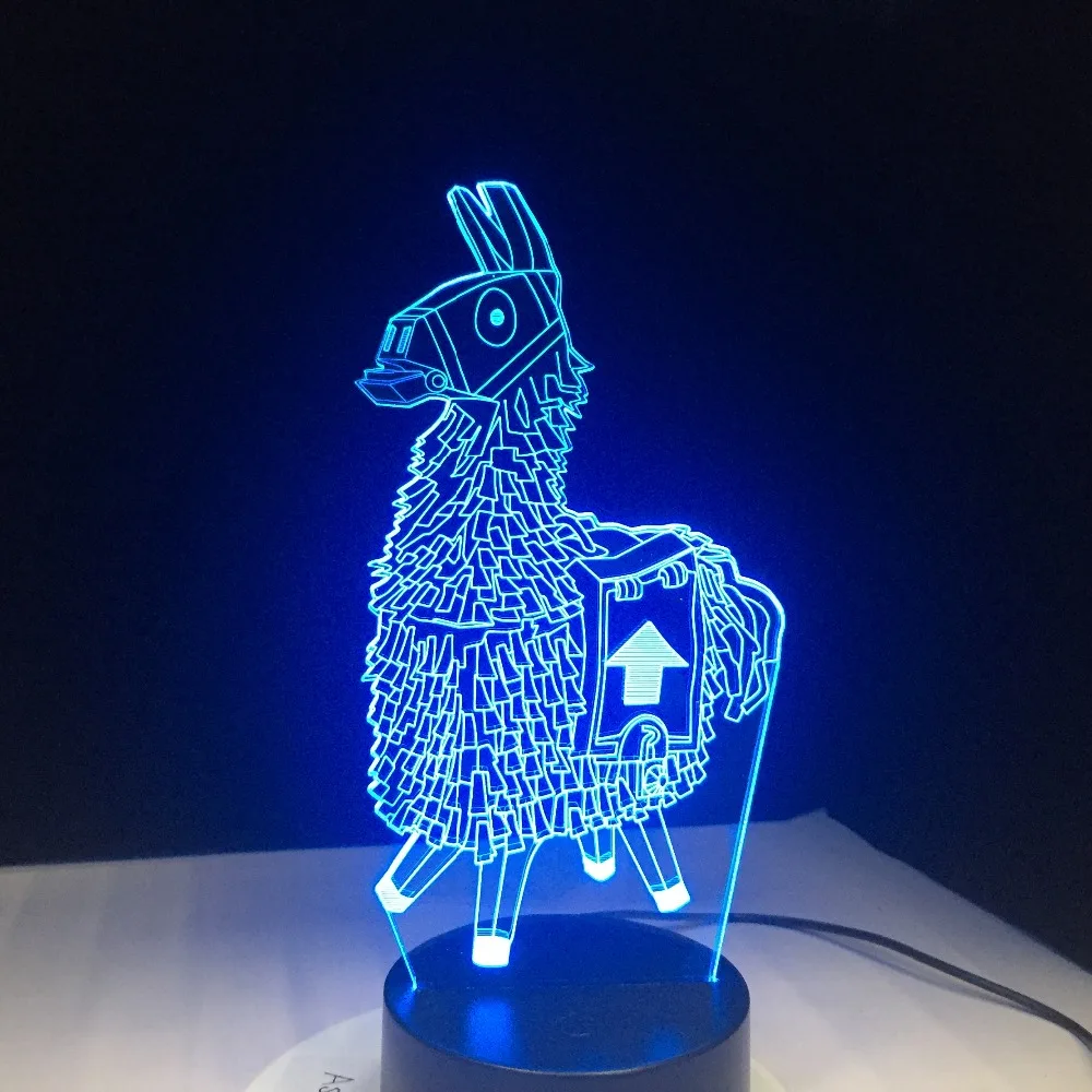 Spominek Darilo Lame 7 Barve Dotik Tabela Desk Lahka 3D LED Lava Svetilka Akril Iluzijo Prostora Vzdušje Razsvetljava za Ljubitelje Igre