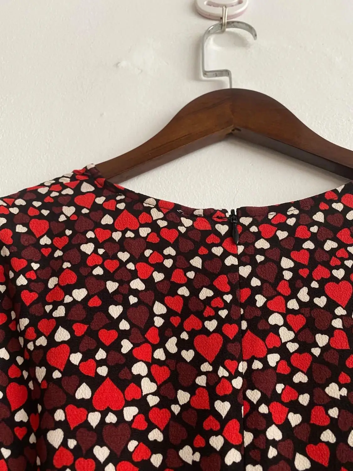 Srce, ki Tiskanja Obleko Žensk O-vratu Flare Rokav 2020 Jeseni Ženske Mini Obleke