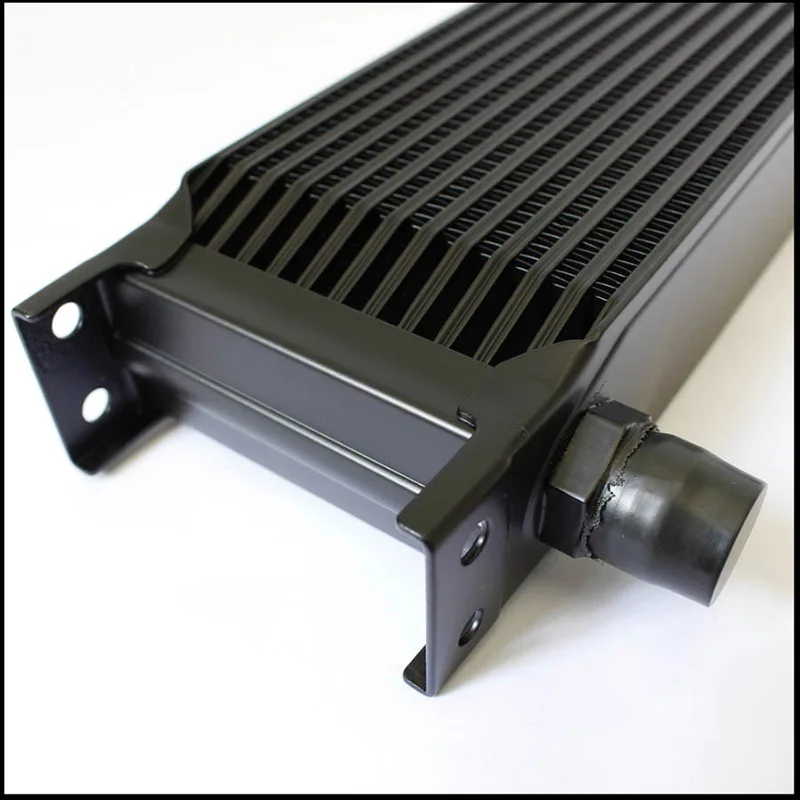 Srebrna črna 10 vrstic an10 univerzalno aluminija motorja prenos dirke oljni hladilnik visoke kakovosti radiator