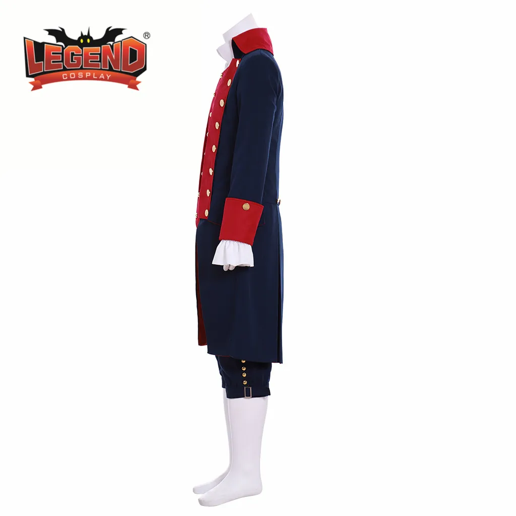 Srednjeveški Kolonialne vojaško uniformo kolonialne hamilton kopalke po meri narejeni za Moške Kolonialni Uradnik, vojak, cosplay Kopalke po meri