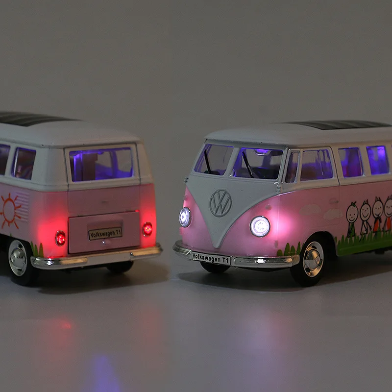 Srčkan 1:30 T1 avtobus kovinske zlitine model avtomobila,simulacije otrok dekle, zvoka in svetlobe, potegnite nazaj, avtobus puzzle igrača,brezplačna dostava
