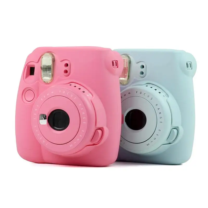 Srčkan Fotoaparat Primeru Mehke Silikonske Fotoaparat Torba Za Fujifilm Instax Mini 8 Mini 9 Prenosne Kamere Zaščitni
