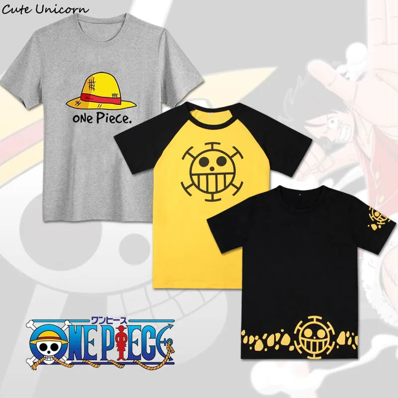Srčkan Samorog 24 stilov En Kos T shirt Luffy Ace Prava tshirt anime cosplay moška bombažna majica s kratkimi rokavi boys obleke poletje vrhovi tees