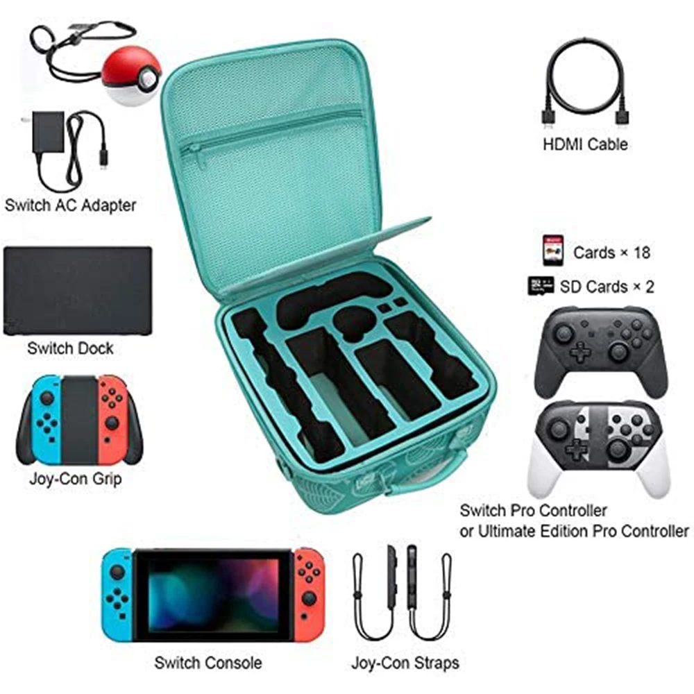 Srčkan Skladiščenje Vrečka za Nintendo Stikalo Živali, ki Prečkajo Nintend Stikalo kovček Nintendoswitch dodatna Oprema Prenosna Torbica