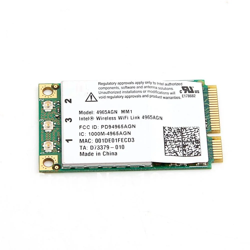 SSEA NOVO kartico Intel Wireless WiFi Link 4965AGN Mini PCI-E card za Dell Inspiron 1501 1520 1525 6400 1720 9400 E1705 E1505
