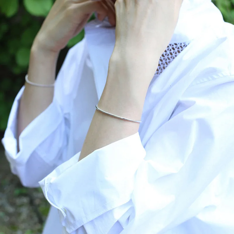 S'STEEL Žensk 925 Sterling Silver Zapestnice Kača Verige Pulseras Mujer Moda 2019 Plata Bijoux Femme Bransoletki Nakit