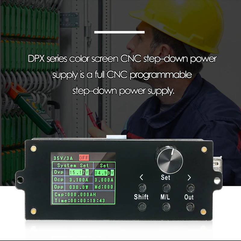 Stalna Napetost Sedanje Korak Navzdol Komunikacije Digitalni Napajalni Napetosti Pretvornika LCD Voltmeter DPX6012S
