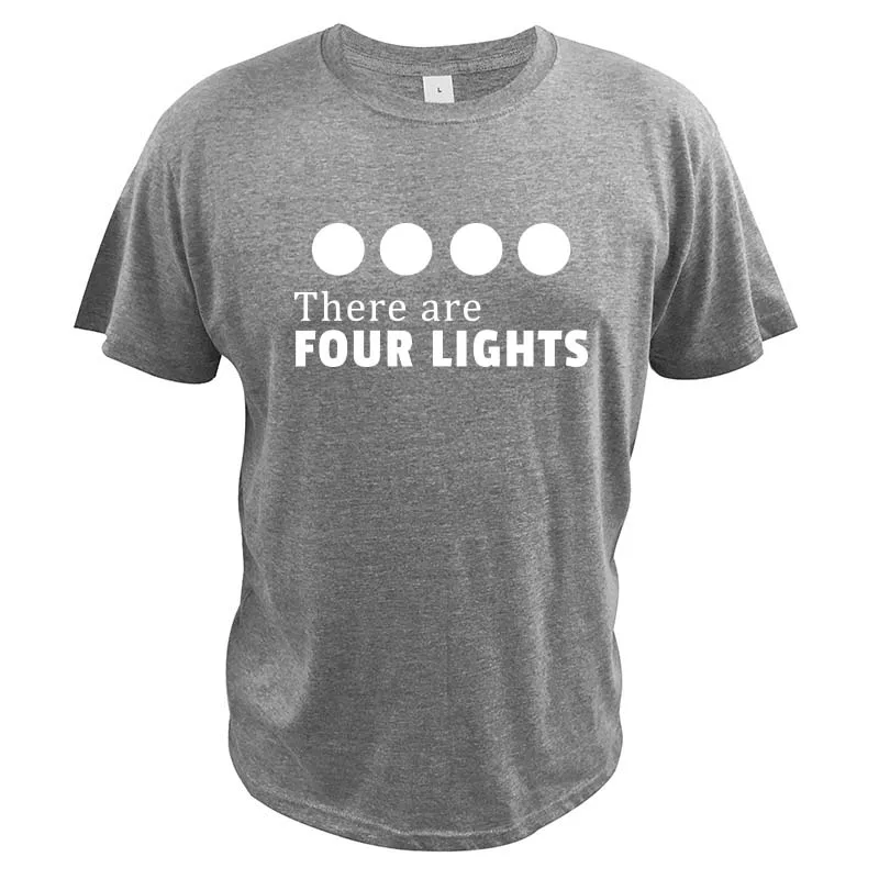 Star Trek Naslednjo Generacijo T Shirt Obstajajo Štiri Luči Tshirt Bombaž Osnovne Poletje Homme Tee Vrhovi