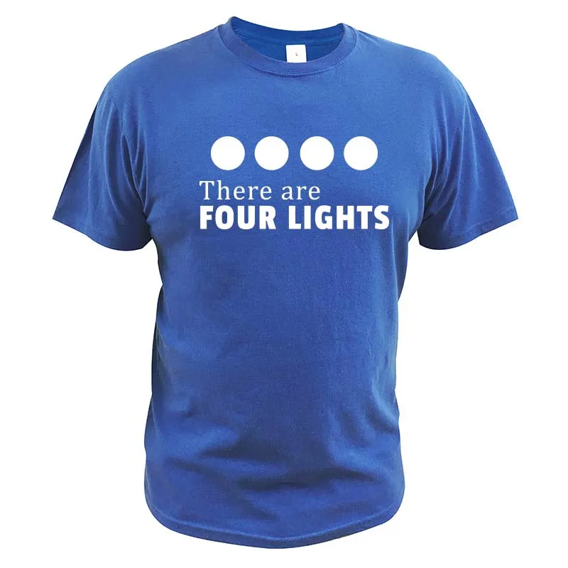 Star Trek Naslednjo Generacijo T Shirt Obstajajo Štiri Luči Tshirt Bombaž Osnovne Poletje Homme Tee Vrhovi