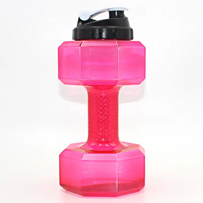 Steklenica Za Vodo 2.2 L Ročka Oblikovan Šport Pijača Uresničevanje Telovadnici Protein Shake Teža Šport Steklenico Vode Štangla Obliko Fitnes