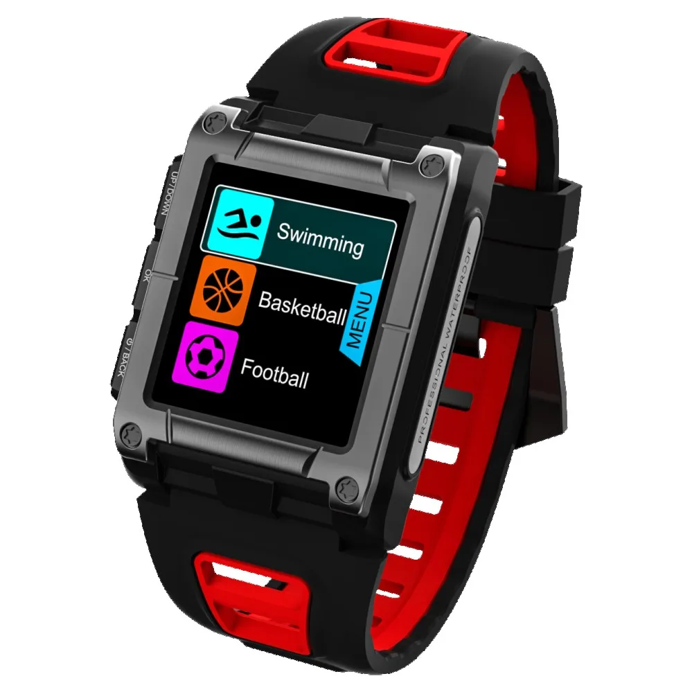 Stepfly IP68 plavanje watch S929 Srčnega utripa, GPS, ki je 1,3-palčni Barvni Zaslon na dotik Šport pametno gledati