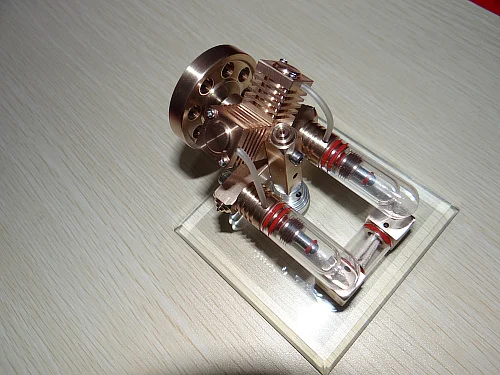 Stirling motor model Zunanji motor z notranjim izgorevanjem mikro-generator