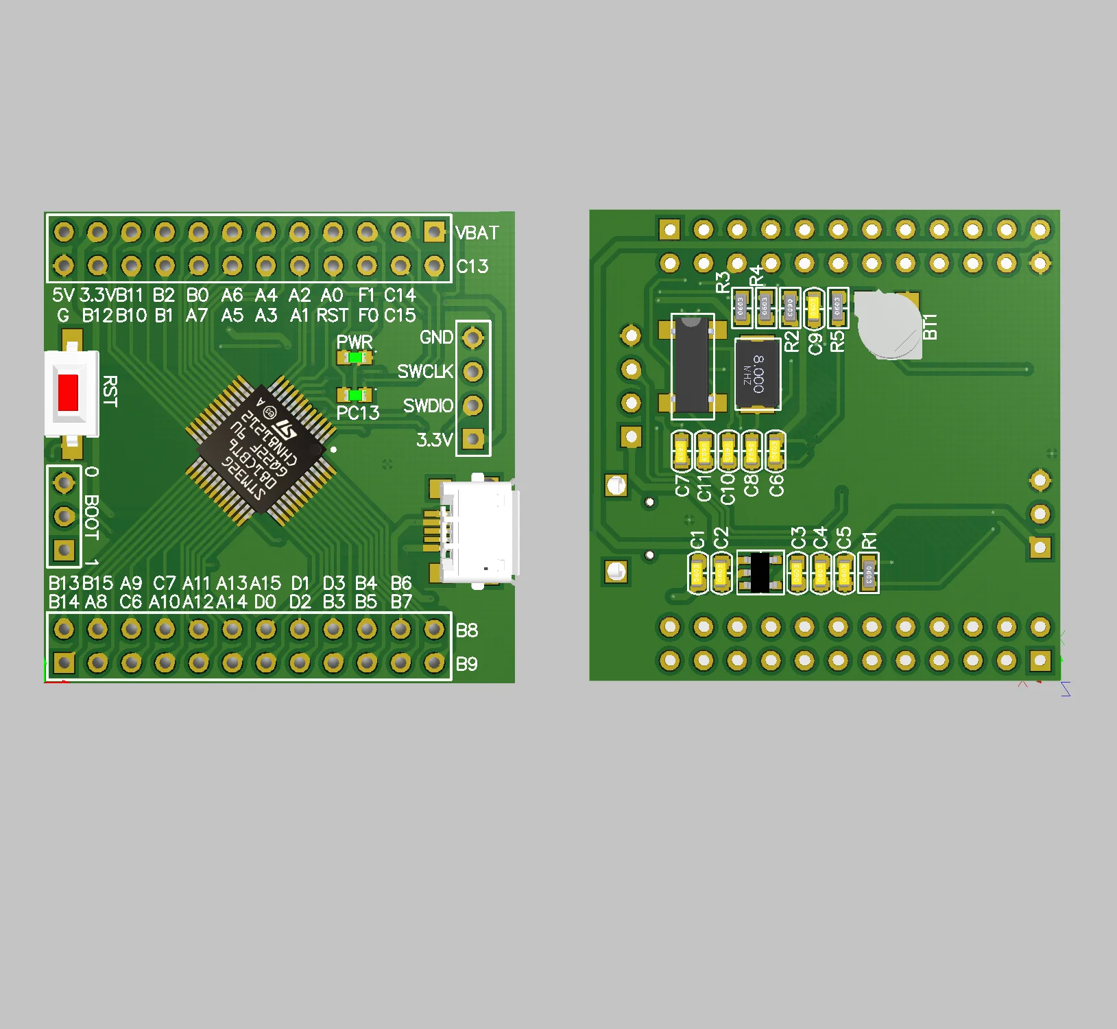 Stm32g081 Jedro Odbor Stm32g081cbt6 Minimalni Sistem Cortex-M0 Novo G0 Razvoj Odbor USB