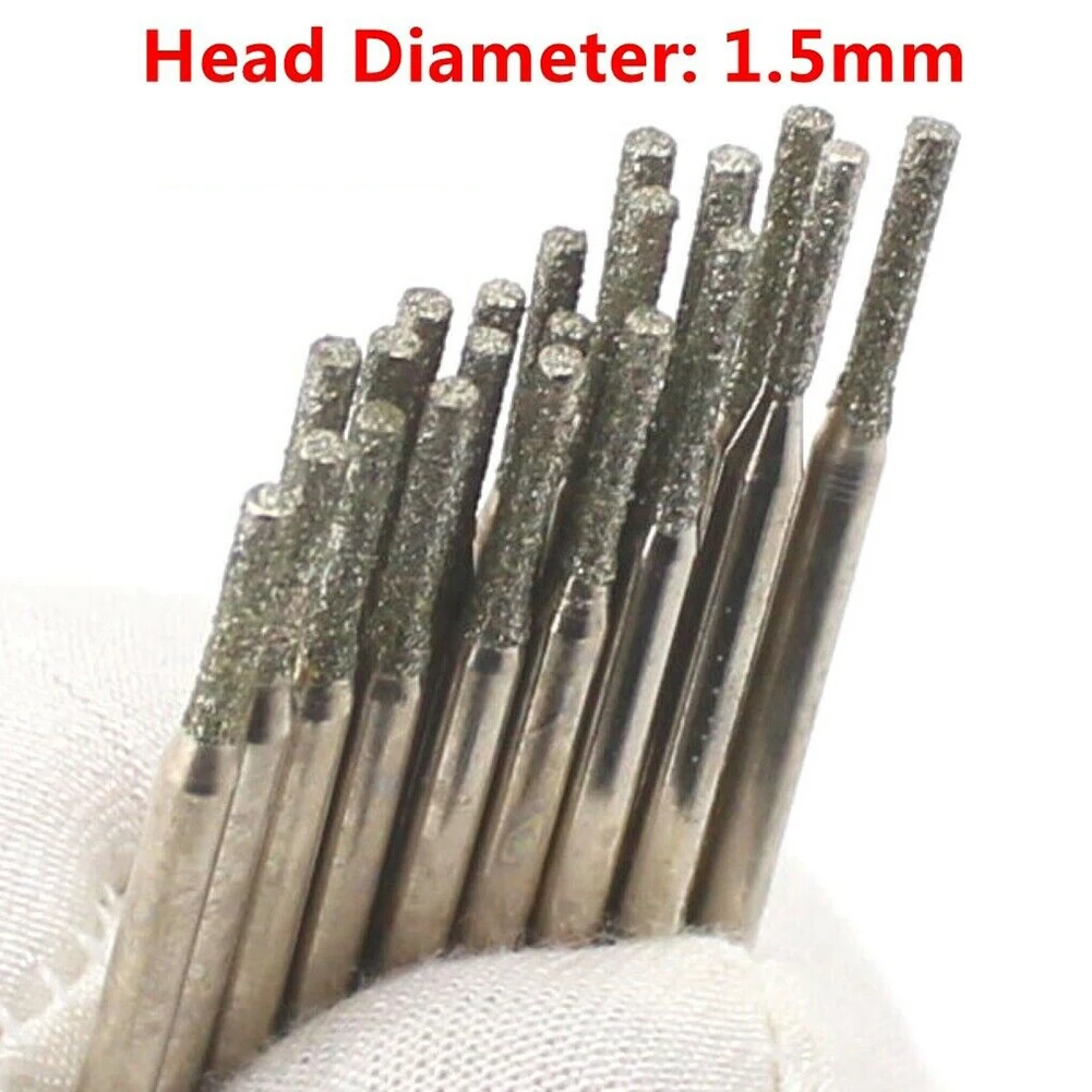 Strešnik Drill Bit Granit za Delavnice Oprema Emery 30Pcs 1,5 mm Diamond Prevlečeni