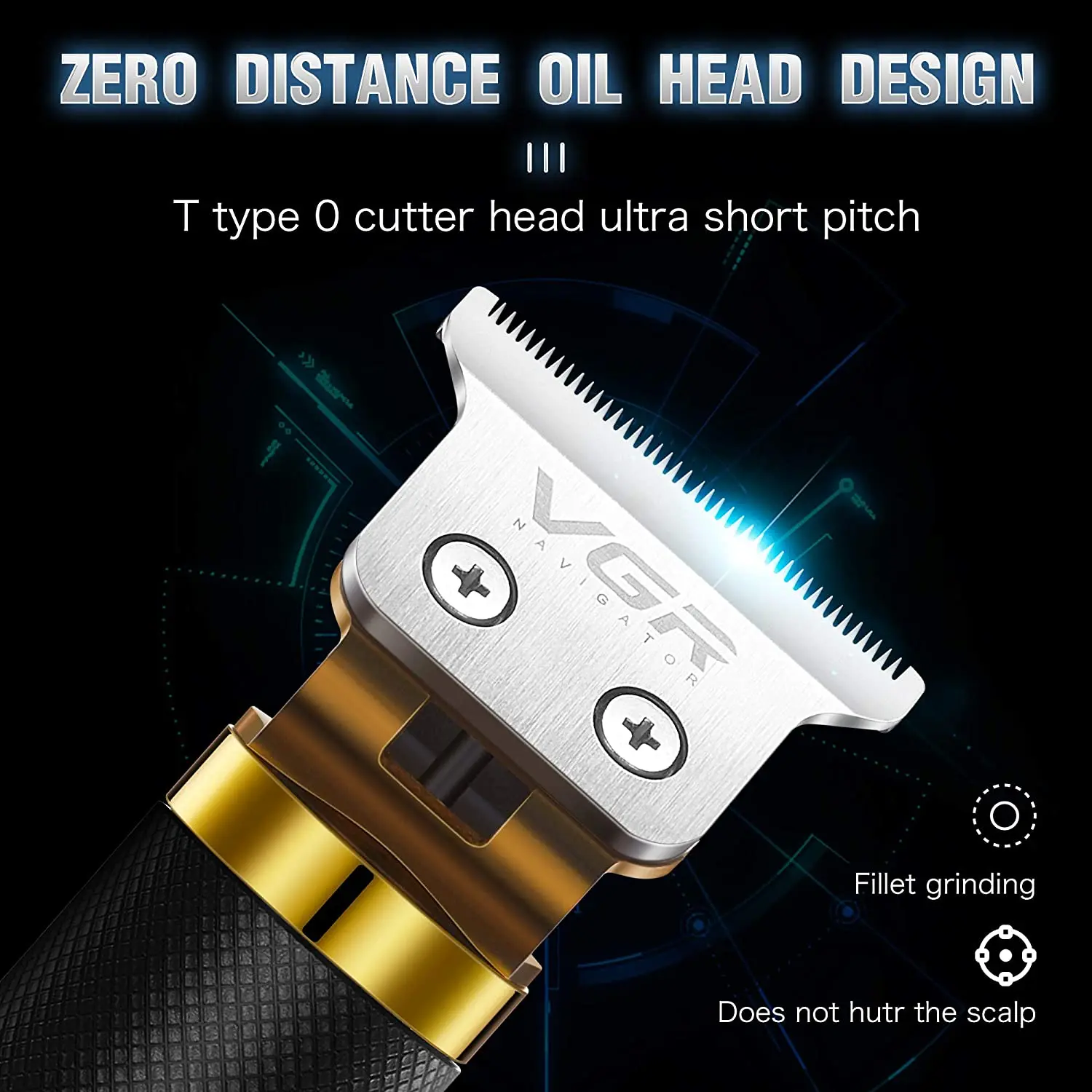 Strokovno 2020 striženje las brivnik nič gapped outliner las brivnik stroj, sušilnik za rezanje brado akumulatorski barber za moške