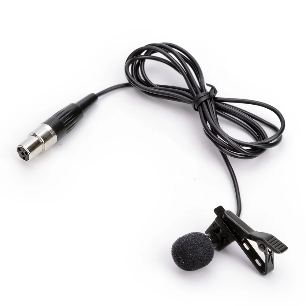 Strokovno Lavalier River Kondenzatorskega Mikrofona, Microfone Za SHURE Brezžični Bodypack Oddajnik mini 4 Pin XLR TA4F Plug