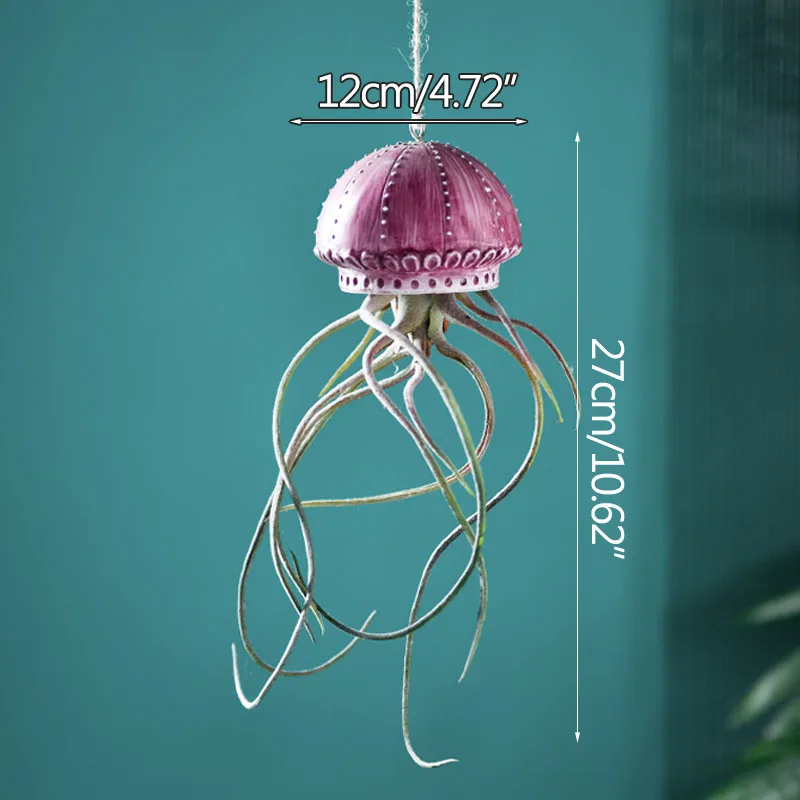 Strongwell Simulirani Morskih Živali Spraviti Cvetlični Lonček Hobotnica Miniaturni Model, Planter Visi Artcraft Doma Dekoracijo Umetnostne Obrti