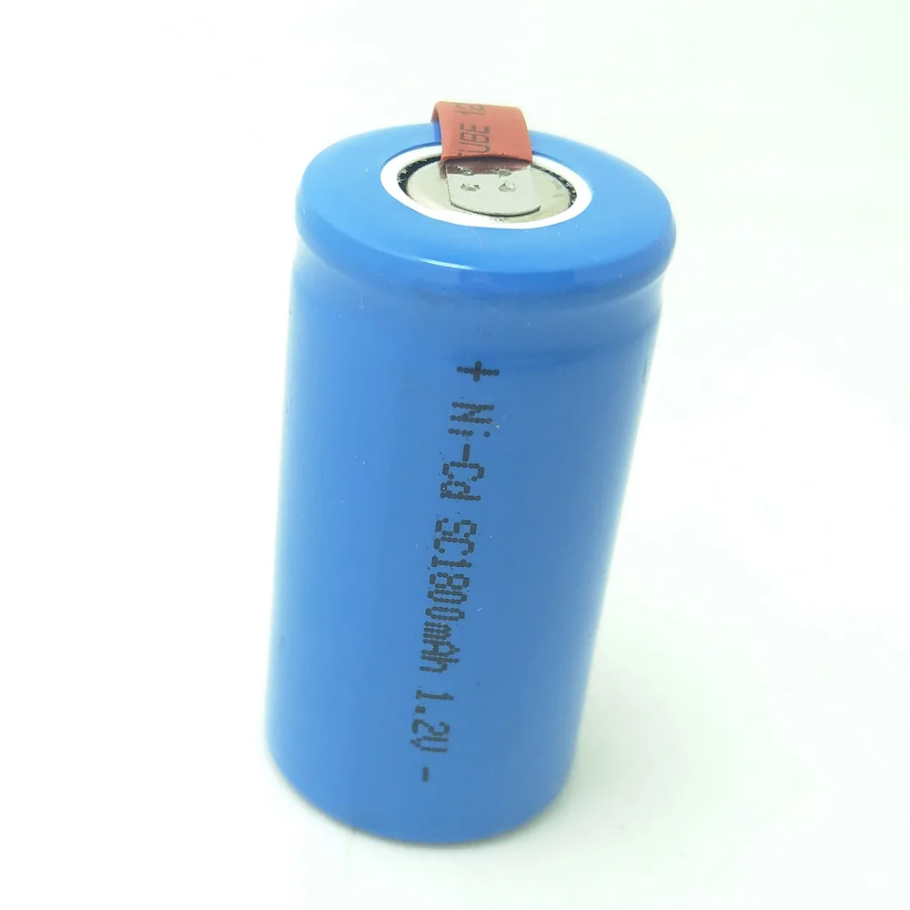 Sub C SC Celice, Baterije 1,2 V 1800mAh Polnilna Batteria Ni-CD, s priveskom 4.25*2,2 cm Velikost 20 Kosov, ki so Vključeni
