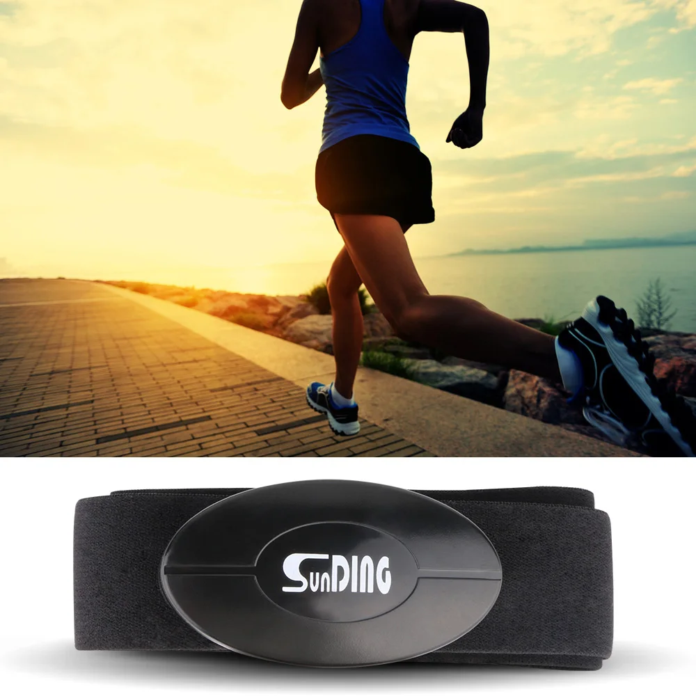 Sunding Smart Bluetooth Monitorji Srčnega utripa športna Oprema, Prsni Pas, Brezžični Vadbe, Srčni utrip, Trak Za Tek in Kolesarjenje