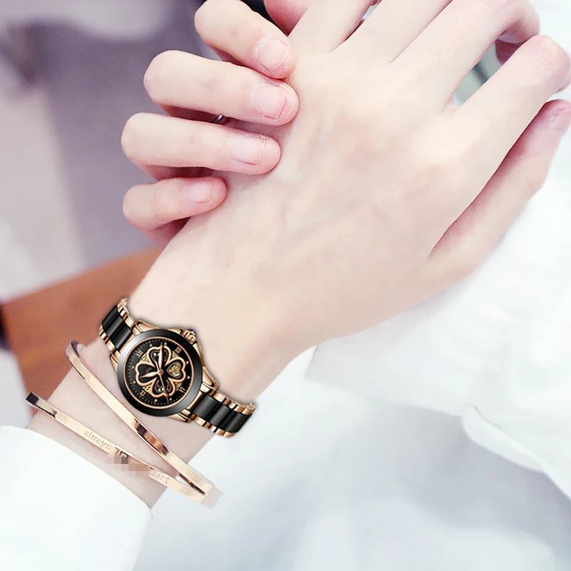 SUNKTA Moda za Ženske ročne Ure Rose Zlata Ženske Zapestnico Watch Reloj Mujer 2019New Ustvarjalne Nepremočljiva Quartz uro Za Ženske+Box
