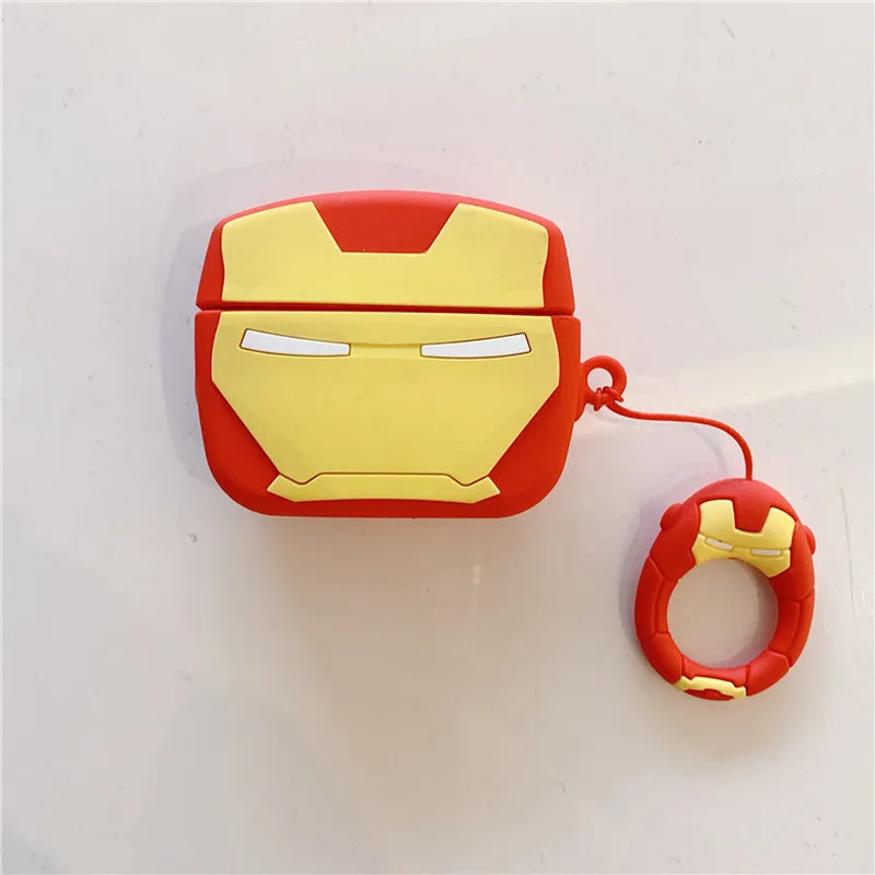 Super Junak Iron Man Primeru Za Airpods Pro 1 2 Anime Kapetan Ameriške Spiderman Strup Hulk Model Zaščito Kritje Za Airpod