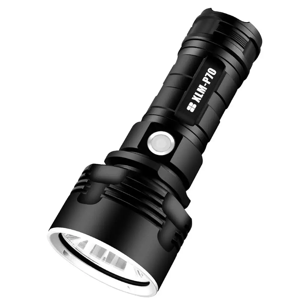 Super Močna LED Svetilka L2 P70 Taktično Svetilko USB Polnilne Linterna Vodotesna Svetilka Ultra Svetla Luč za Kampiranje