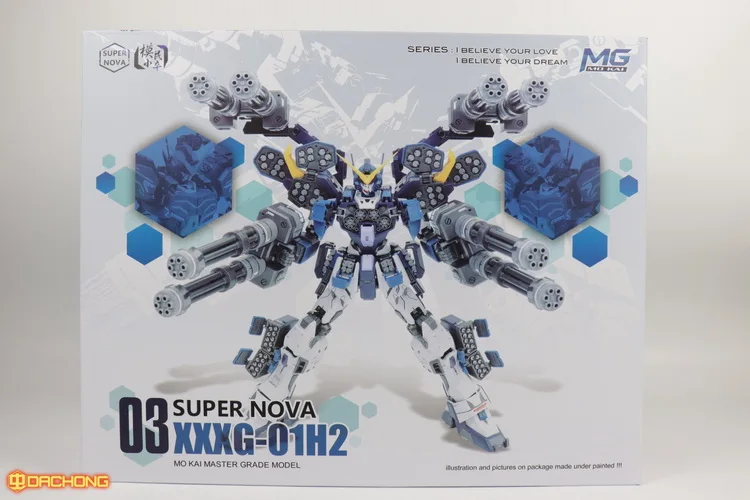 Super Nova Gundam MG 1/100 03 XXXG-01 H2 Heavyarms Dejanje po Meri Slika Plastični model Japonski anime številke Kompleti igrače