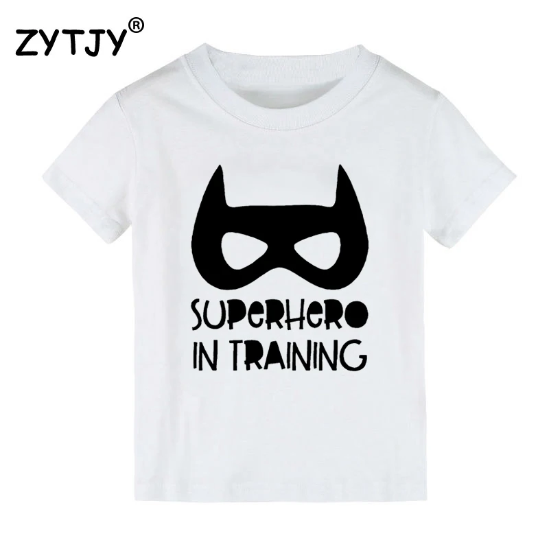 Superheroj V Usposabljanje Tiskanja Otroci tshirt Fant Dekle majica s kratkimi rokavi Za Otroke Malčka Oblačila Smešno Tumblr Vrh Tees CZ-129
