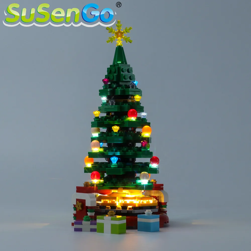 SuSenGo LED Luči Komplet Za 40338 Božično Drevo gradniki Nastavite Dekorativni Dodatki