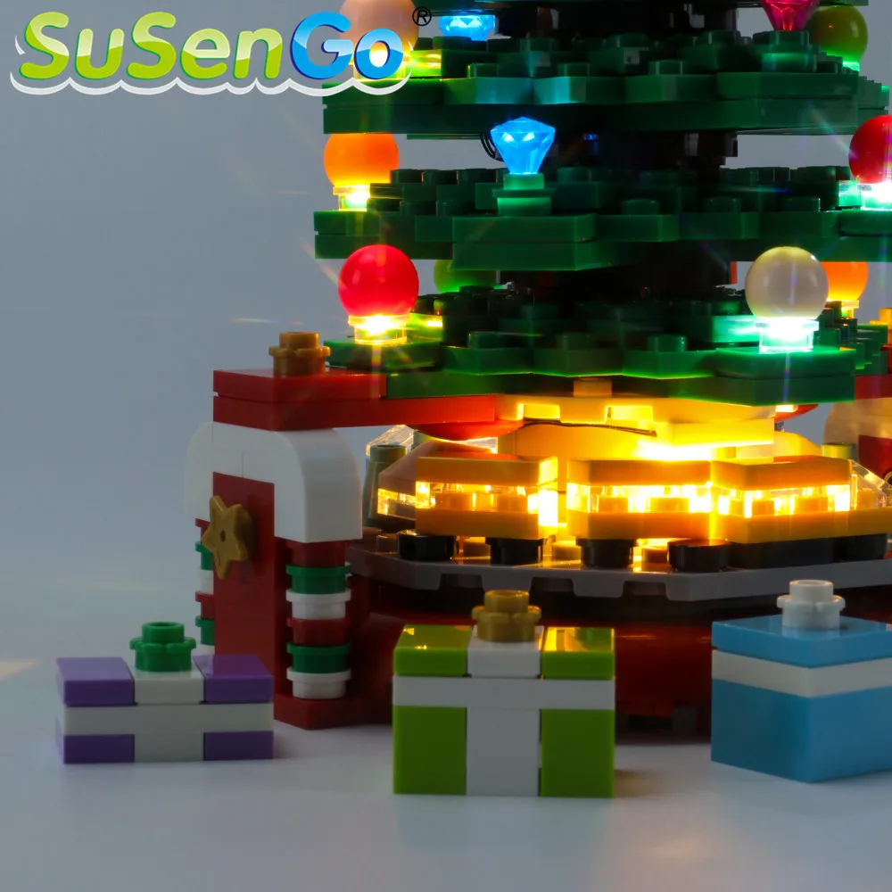 SuSenGo LED Luči Komplet Za 40338 Božično Drevo gradniki Nastavite Dekorativni Dodatki