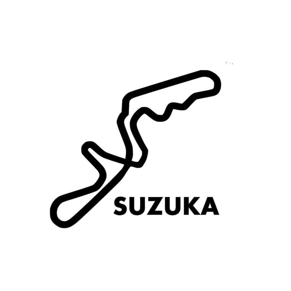 Suzuka Dirke Avto Nalepke Nalepke Za Dekoracijo Osebnost Vzorec Pribor Vinil Embalaža Formule Ena Konkurenco