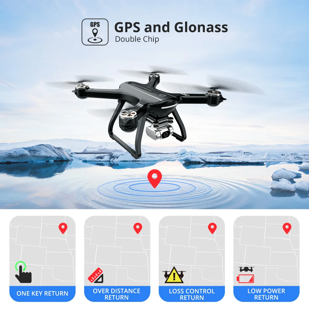 Sveti Kamen HS700D GPS Dron 4K poklicno Brushless 5G 800M WIFI FPV brnenje s Kamero HD 2K RC Brnenje 1km 22 Min Quadcopter