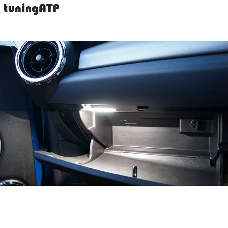 Svetle Bele LED Škatle za Rokavice Predel Luči Modul Za BMW E81 E82 E87 E88 E46 E90 E91 E92 E93 X1 (E84 X3 E83 F25 X5 E53 E89 Z4
