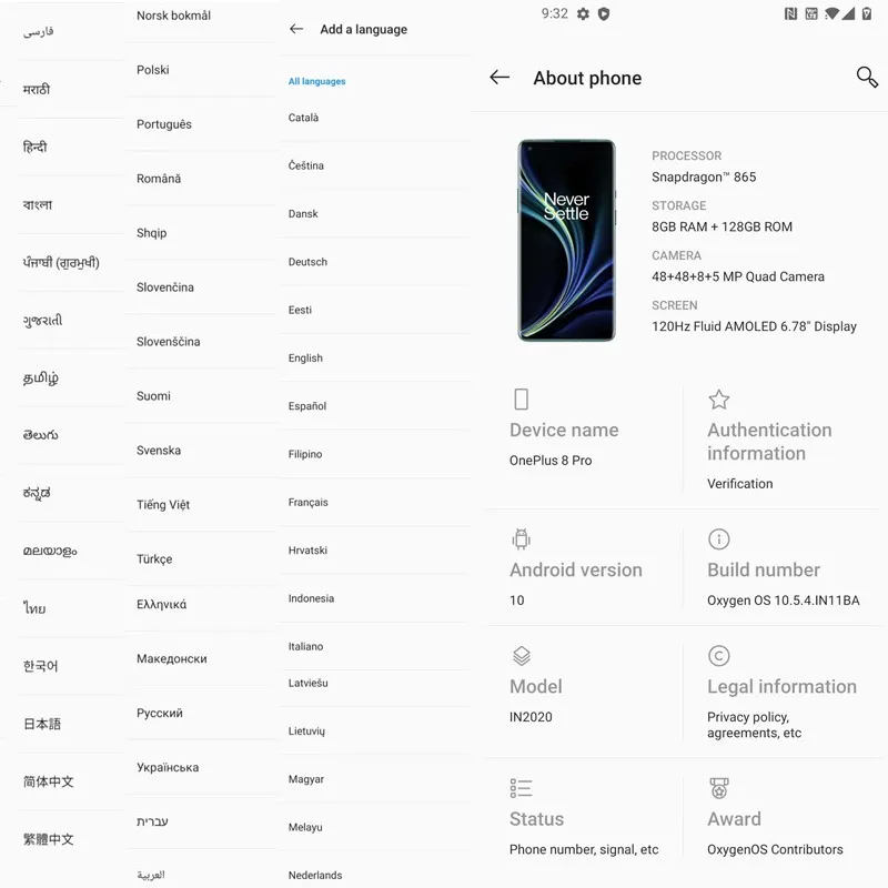 Svetovni Rom OnePlus 8 Pro 5G OnePlus Uradni Trgovina Pametni Snapdragon 865 8G 128G 120Hz Tekočine Zaslon 30W Brezžično Polnjenje